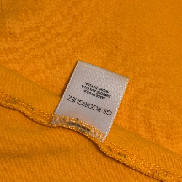 Gil Rodriguez el Tigre mini dress in orange blouse - Picture 4 of 4